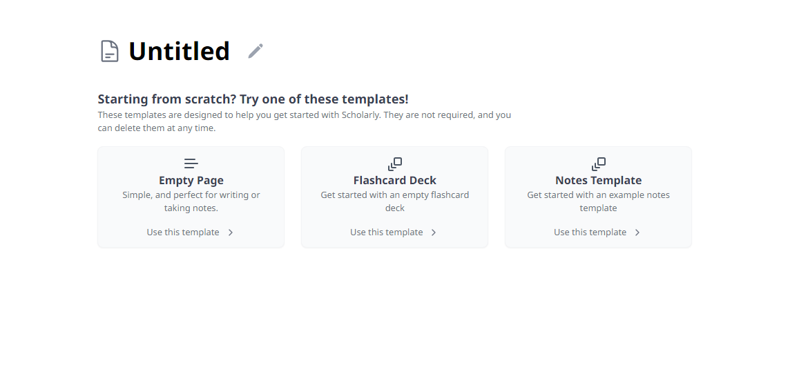 Templates