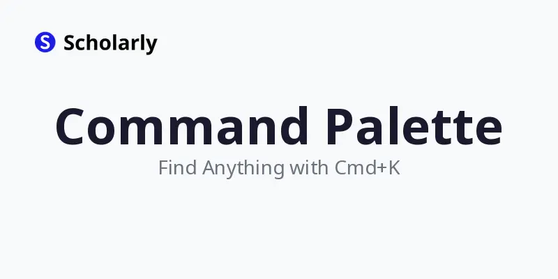 Command Palette