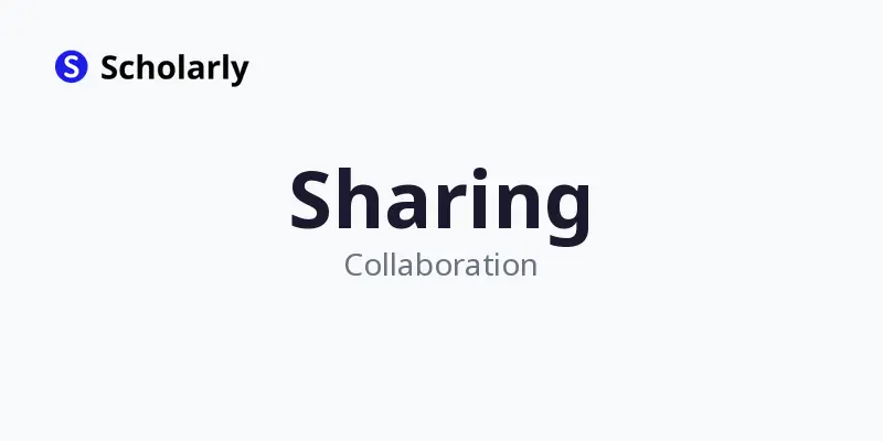 Sharing and Collaboration