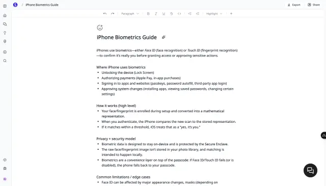 Scholarly Notes - Rich text editor with AI assistance